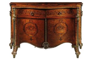 The Harrington Commode (CIrca 1775), is almost certainly by Thomas Chippendale, and holds the world record for the most expensive piece of antique English furniture sold at auction. 