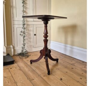 A fine mahogany occasional table, styled in the manner of the 1830s but probably made to match another 100 years later.