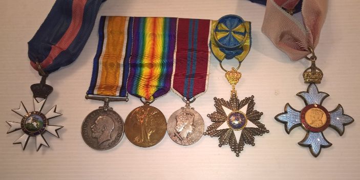 A group of civil and military medals, that formed part of a deceased's estate, once appraised we arranged consignment to the auction house that best served the estate's interests.