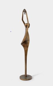 A bronze study of Bacchus by Rowan Gillespie
